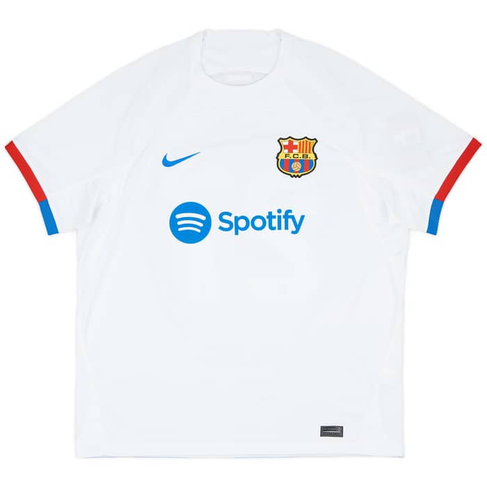 2023-24 Barcelona Away Shirt Lamine Yamal #27