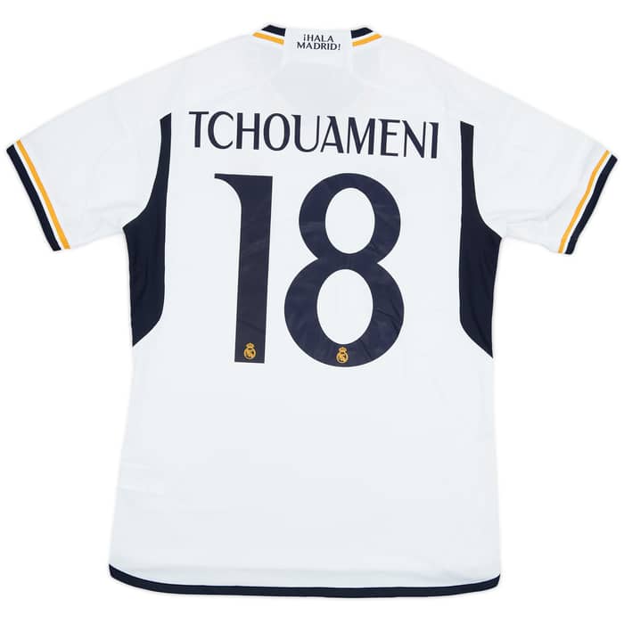 2023-24 Real Madrid Home Shirt Tchouameni #18 (M)