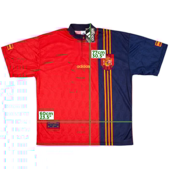 1996-98 Spain Home Shirt (XL)