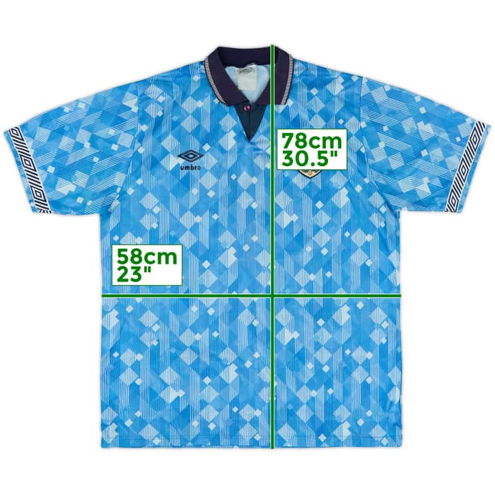 1990-92 England Third Shirt - 8/10 - (L)