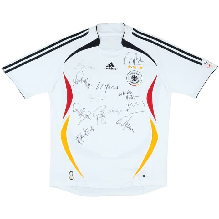 2005-07 Germany Squad Signed Home Shirt - 8/10 - (L)
