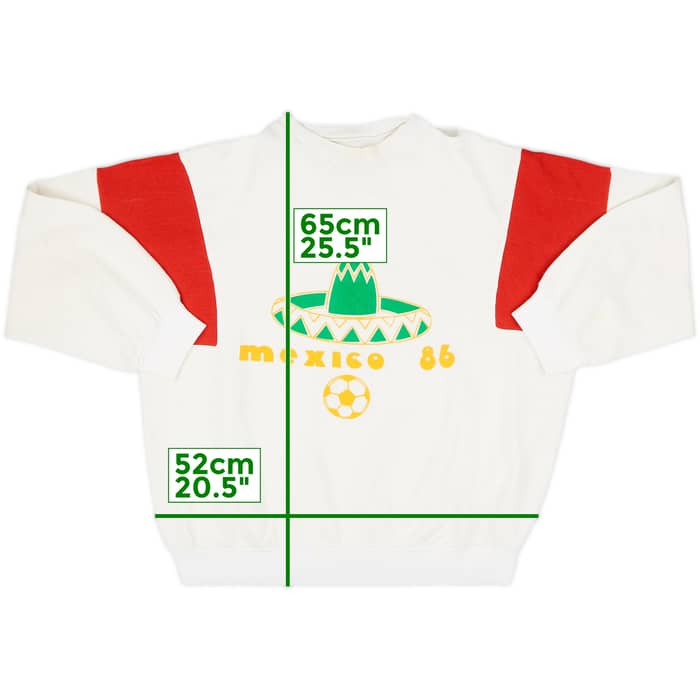 1986 Mexico '86' Sweat Top - 7/10 - (L)