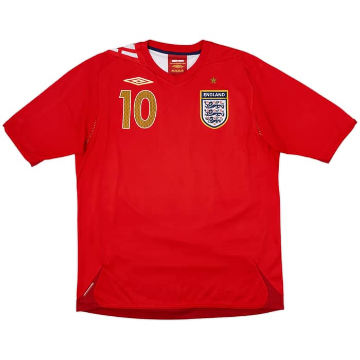 2006-08 England Away Shirt Owen #10 - 7/10 - (L)