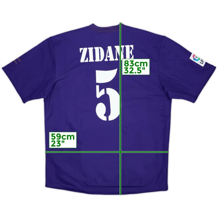 2001 Real Madrid Third Shirt Zidane #5 (XL)
