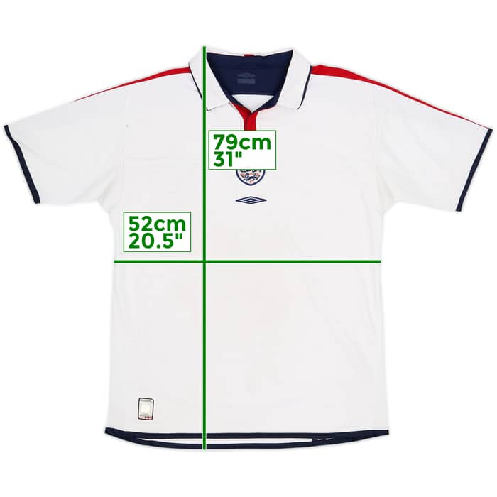 2003-05 England Home Shirt - 5/10 - (L)