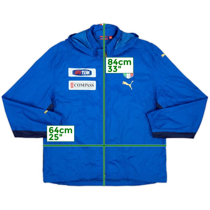2006-08 Italy Player Issue Puma Hooded Rain Jacket - 6/10 - (XL)