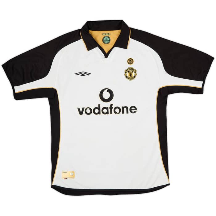 2001-02 Manchester United Centenary Away/Third Shirt Beckham #7 - 6/10 - (L)