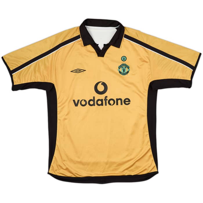 2001-02 Manchester United Centenary Away/Third Shirt Beckham #7 - 6/10 - (L)