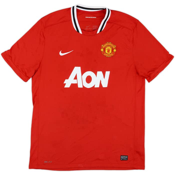 2011-12 Manchester United Home Shirt Berbatov #9 - 6/10 - (XL)