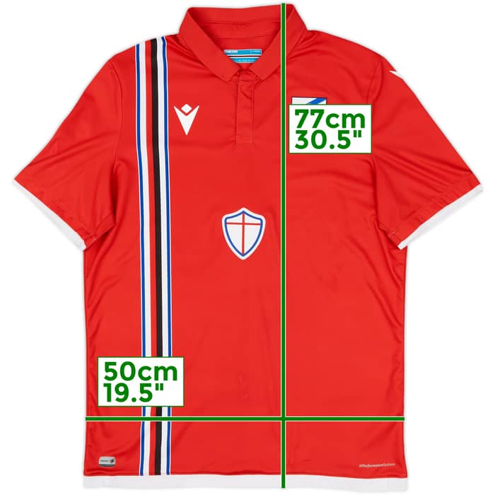 2021-22 Sampdoria Third Shirt - 8/10 - (L)
