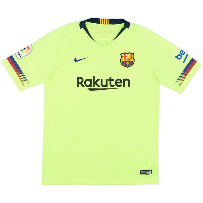 2018-19 Barcelona Away Shirt - 5/10 - (XL.Boys)