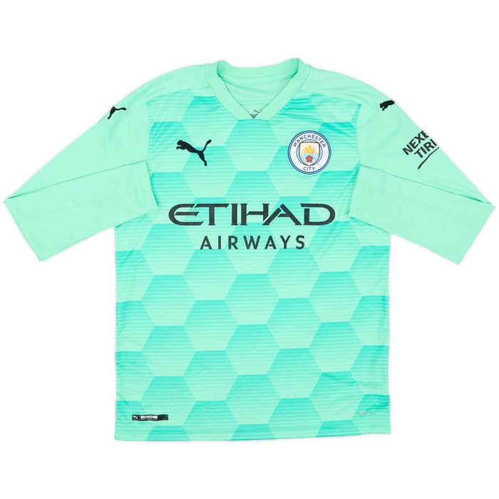 2020-21 Manchester City GK Shirt - 9/10 - (L.Boys)
