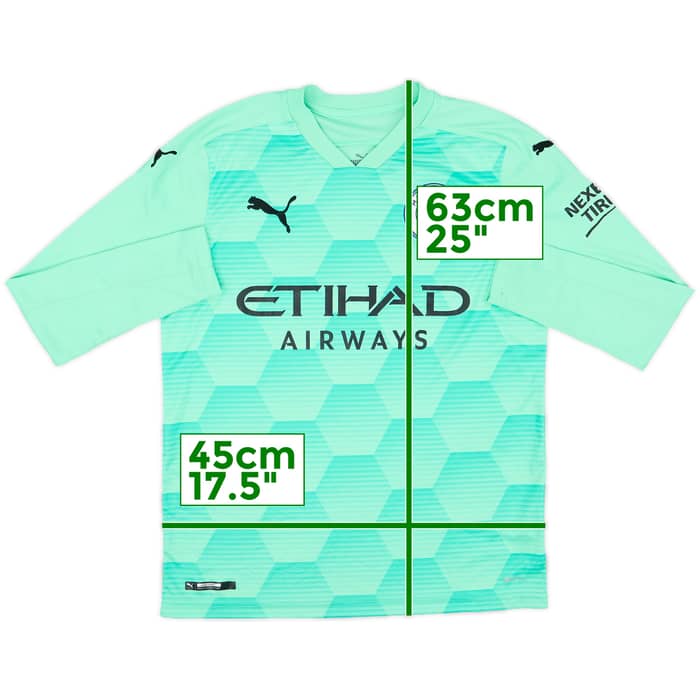2020-21 Manchester City GK Shirt - 9/10 - (L.Boys)
