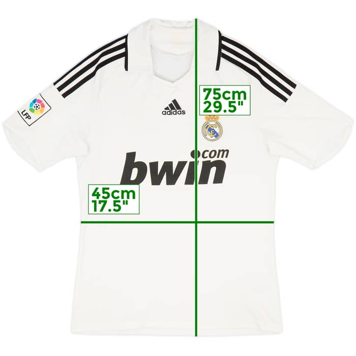 2008-09 Real Madrid Home Shirt - 6/10 - (S)