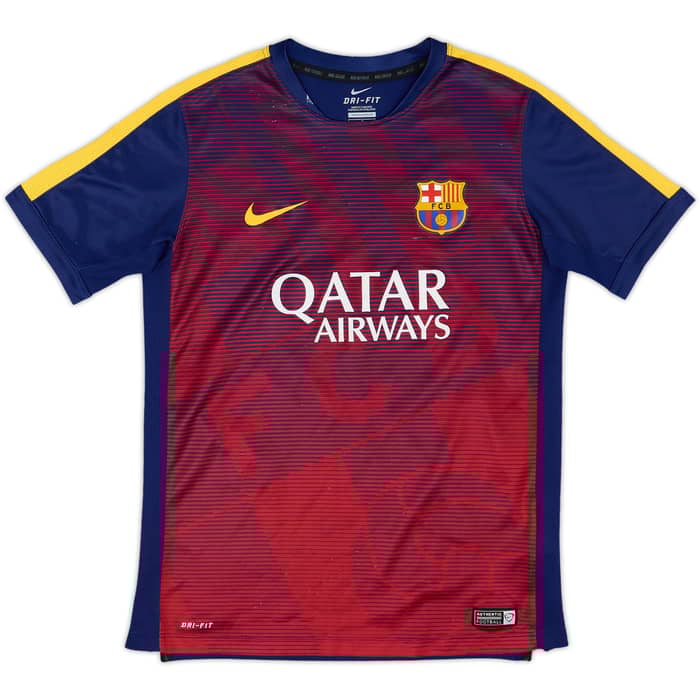 2015-16 Barcelona Nike Training Shirt - 7/10 - (L.Boys)