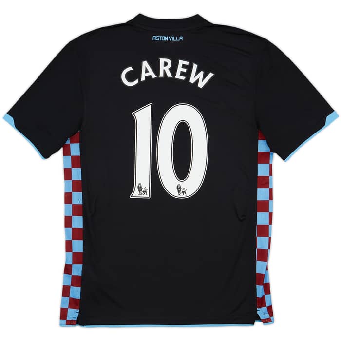2010-11 Aston Villa Away Shirt Carew #10 - 8/10 - (M)