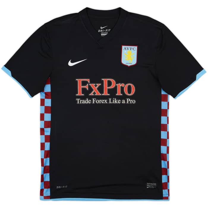 2010-11 Aston Villa Away Shirt Carew #10 - 8/10 - (M)