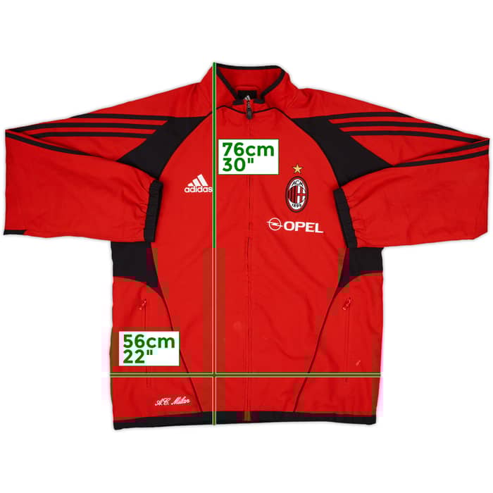 2005-06 AC Milan adidas Training Jacket - 8/10 - (M)