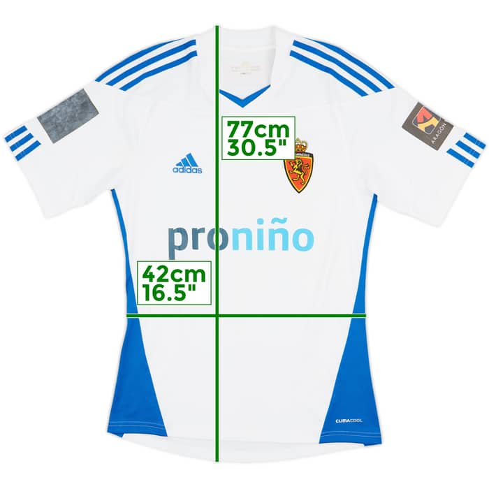 2010-11 Real Zaragoza Home Shirt - 5/10 - (S)