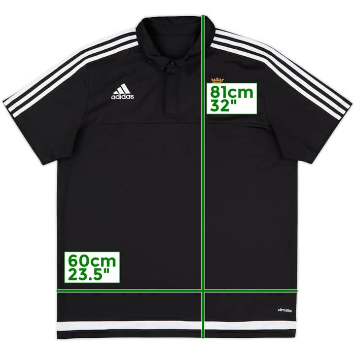 2015-16 Osasuna adidas Polo Shirt - 8/10 - (XL)