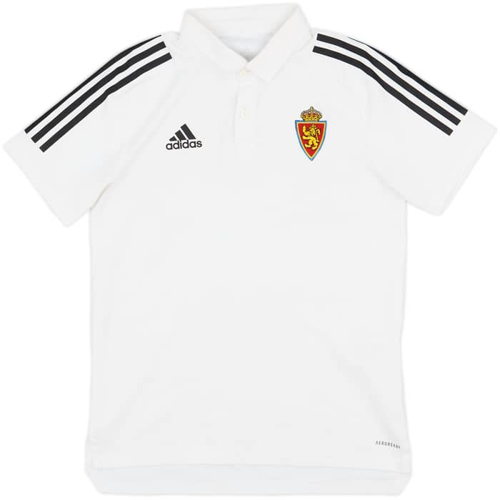 2019-20 Real Zaragoza adidas Polo Shirt - 9/10 - (S)