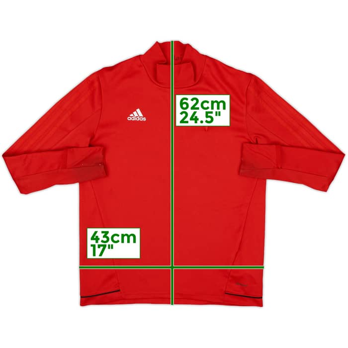 2016-17 Celta Vigo adidas Sweat Top - 5/10 - (M.Boys)
