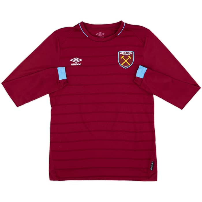 2018-19 West Ham Home L/S Shirt Zabaleta #5 - 7/10 - (S)