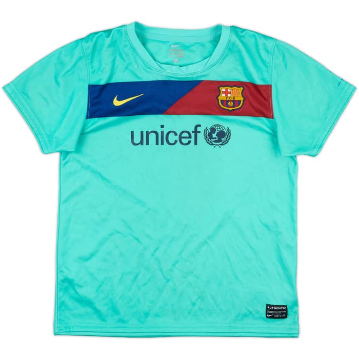 2010-11 Barcelona Away Shirt - 5/10 - (S.Boys)