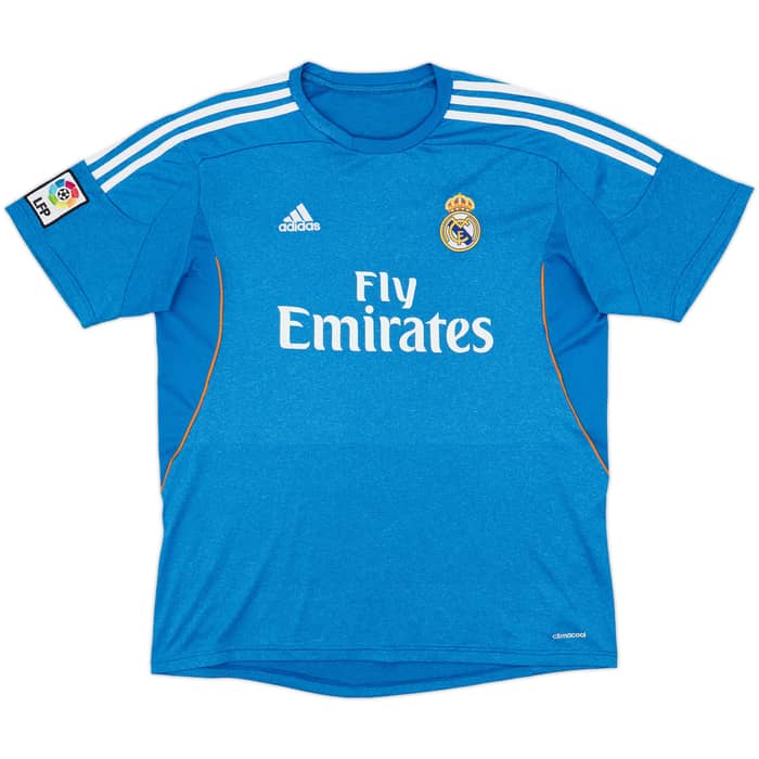 2013-14 Real Madrid Away Shirt Sergio Ramos #4 - 6/10 - (XL)