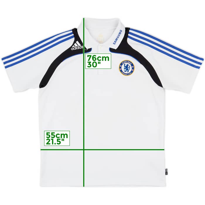 2008-09 Chelsea adidas Polo Shirt - 7/10 - (L)