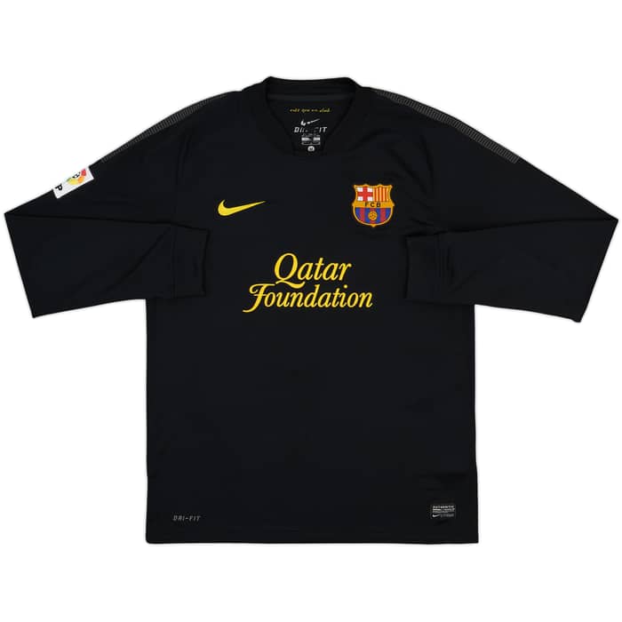 2011-12 Barcelona Away L/S Shirt Messi #10 - 7/10 - (M)