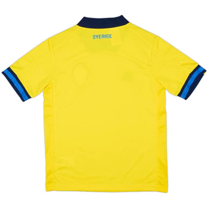 2020-21 Sweden Home Shirt - 10/10 - (M.Boys)