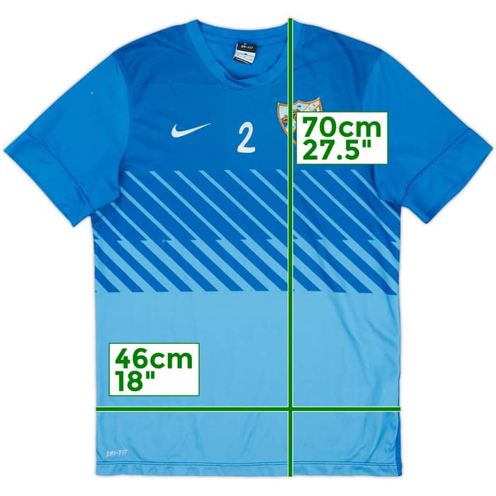 2013-14 Malaga Player Issue Nike Training Shirt - 5/10 - (M)