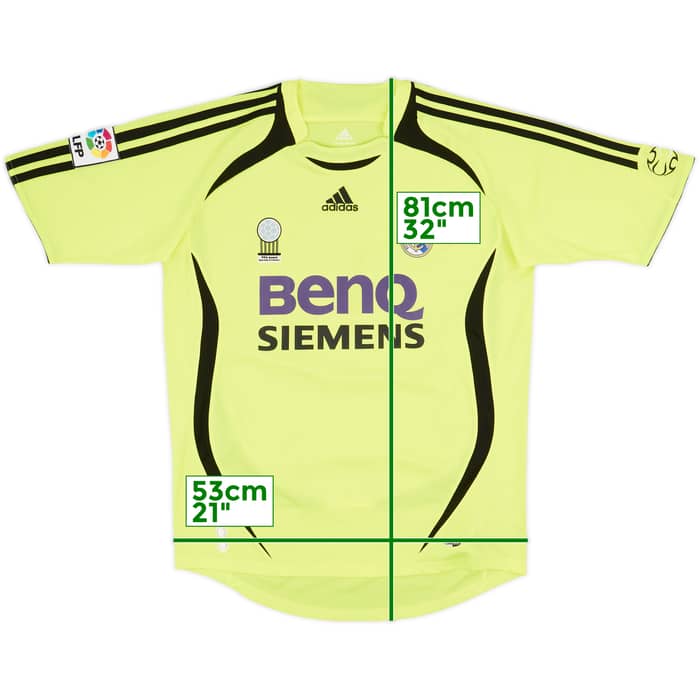 2006-07 Real Madrid GK S/S Shirt - 8/10 - (M)