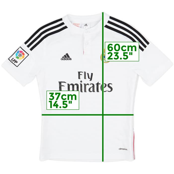 2014-15 Real Madrid Home Shirt - 6/10 - (M.Boys)