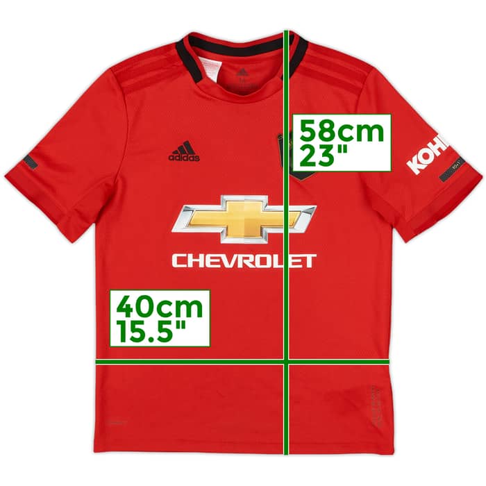 2019-20 Manchester United Home Shirt - 9/10 - (M.Boys)