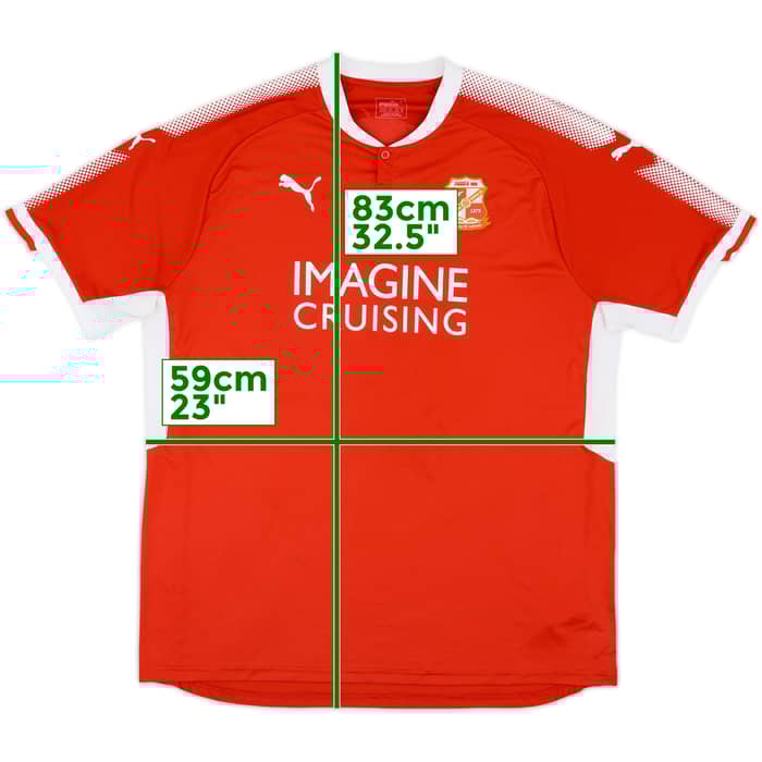 2017-18 Swindon Town Home Shirt - 8/10 - (3XL)