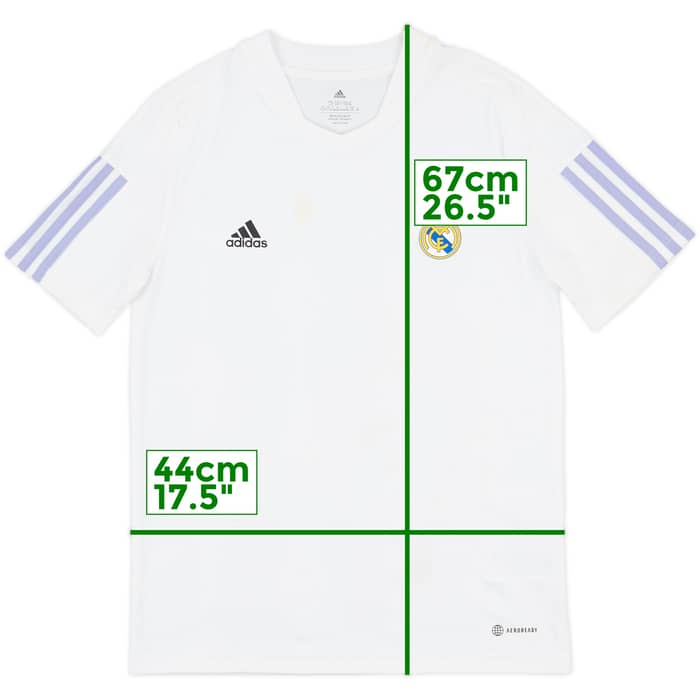 2022-23 Real Madrid adidas Training Shirt - 6/10 - (L.Boys)