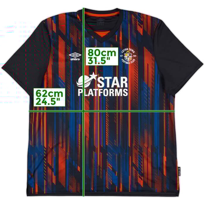 2021-22 Luton Town Away Shirt - 8/10 - (3XL)