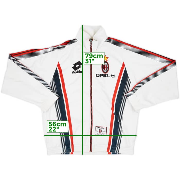 1997-98 AC Milan Lotto Track Jacket - 5/10 - (XL)