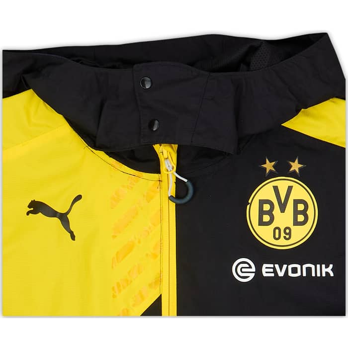 2015-16 Borussia Dortmund Puma Hooded Rain Jacket - 8/10 - (S)