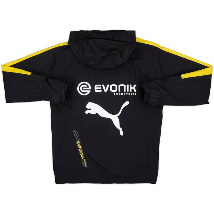 2015-16 Borussia Dortmund Puma Hooded Rain Jacket - 8/10 - (S)