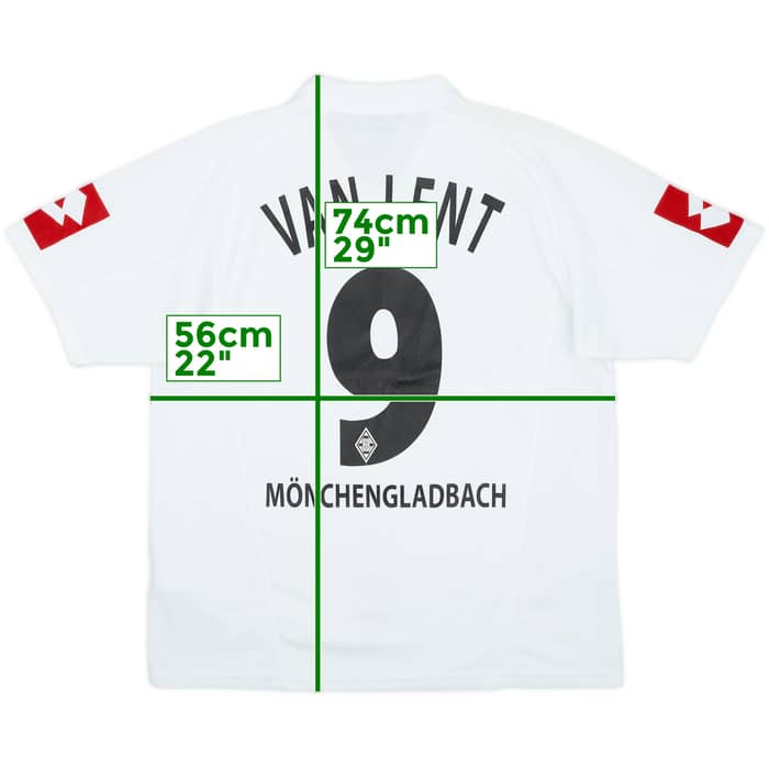 2003-05 Borussia Monchengladbach Home Shirt Van Lent #9 - 7/10 - (M)