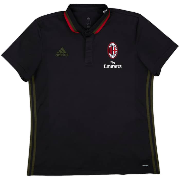2016-17 AC Milan adidas Polo Shirt - 7/10 - (XL)