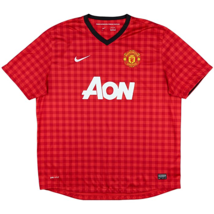 2012-13 Manchester United Home Shirt Scholes #22 - 7/10 - (XXL)