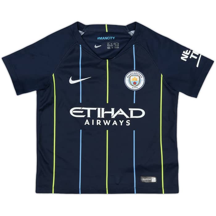 2018-19 Manchester City Away Shirt & Shorts - 9/10 - (3-4 Years)