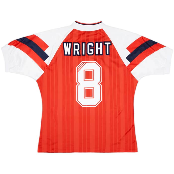 1992-94 Arsenal Home Shirt Wright #8 - 7/10 - (M/L)
