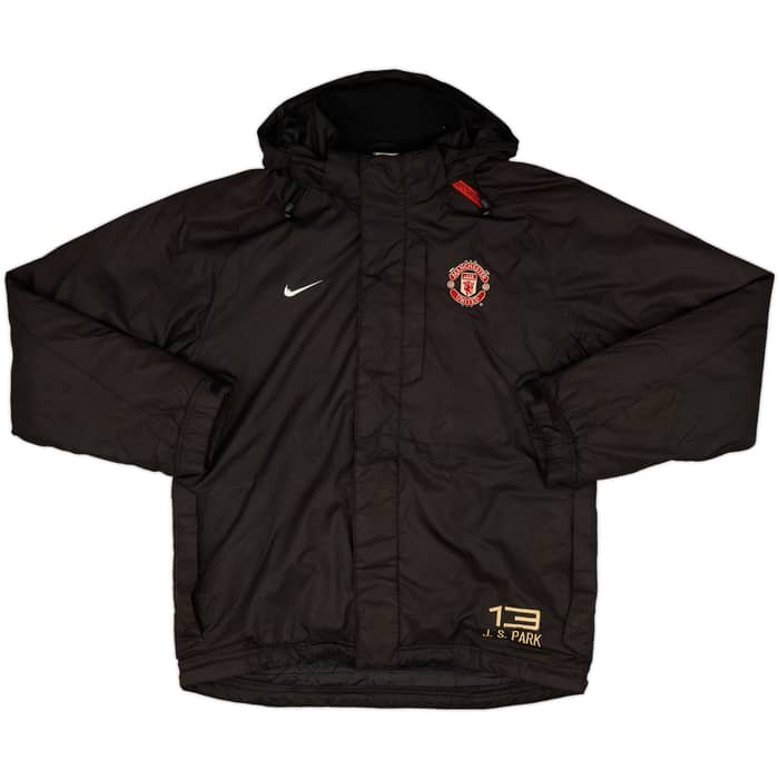 2007-08 Manchester United Nike Bench Coat J.S.Park #13 - 5/10 - (L)