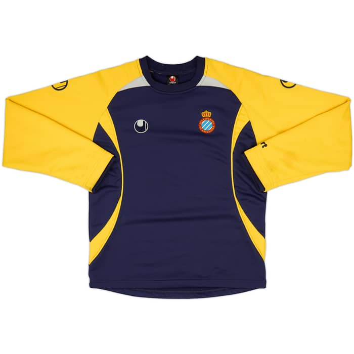 2007-08 Espanyol Uhlsport Sweat Top - 8/10 - (S)