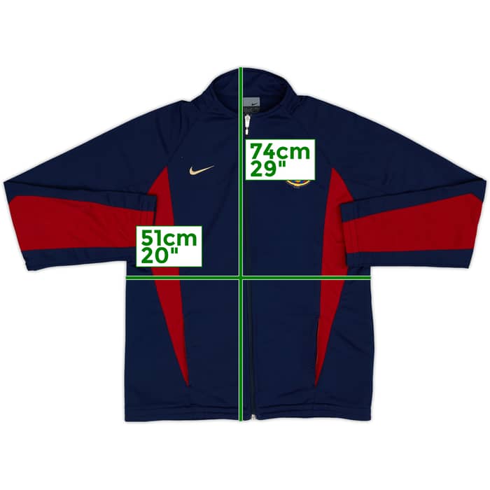 2002-03 Barcelona Nike Track Jacket - 9/10 - (XL.Boys)